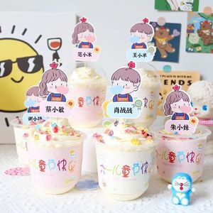 Honey And Sweetness <b>Cake</b> Toppers Acrylic Children's Day Birthday <b>Decorations</b> For Kids Party <b>Supplies</b> - Product Image 4