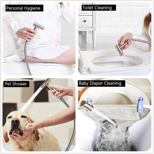 Ручной биде для туалета из нержавеющей стали - Product Image 2