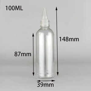 Flacon compte-gouttes rond de 30 ml et 60 ml pour huile capillaire douce pour animaux de compagnie, avec applicateur à presser et couvercle distributeur à ouverture rotative - Product Image 6