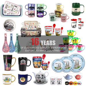 Assiette en céramique personnalisée du <span class=keywords><strong>Portugal</strong></span> avec des sites emblématiques et des illustrations pour les commandes en gros, OEM ODM, assiettes souvenirs - Product Image 2