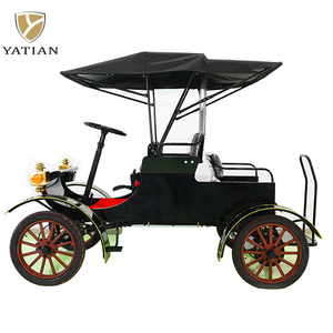 Bus touristique de parc d'attractions de style ancien de 1903, voiture électrique classique - Product Image 4