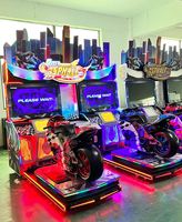 Simulateur de course moto grand format à mouvement complet pour adultes en intérieur, machine de jeu de course de super-motos pour parc d'attractions