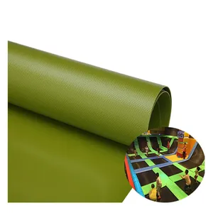 1000D high strength PVC coated tarpaulin fabric for trampoline park fabric