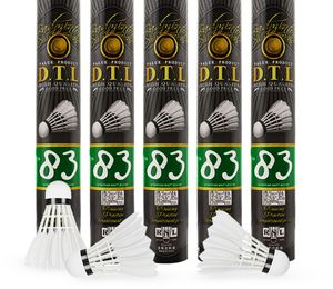 Volants de <span class=keywords><strong>badminton</strong></span> professionnels RSL DTL-83 en plumes naturelles de haute qualité, durables, <span class=keywords><strong>pack</strong></span> de 12 (5g), écologiques, pour la compétition - Product Image 6