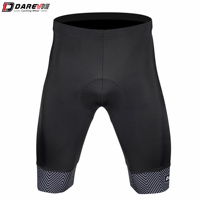 Darevie Shorts de cyclisme pour hommes sur mesure de haute qualité rembourrés doux Vente en gros Shorts de vélo pour hommes rembourrés