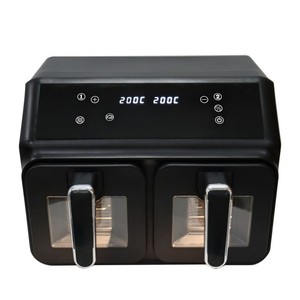 Friteuse à air numérique double cuve 8L 2200W avec Wi-Fi, appareil électroménager intelligent, 8 programmes pour la préparation de poulet et autres aliments domestiques - Product Image 2