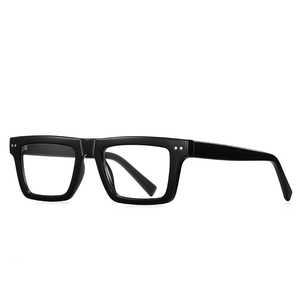 <span class=keywords><strong>Retro</strong></span> clásico cuadrado TR90 marcos ópticos 2025 marcos de gafas rectangulares gafas de marca gafas ópticas para hombres - Product Image 3