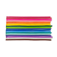 Fournitures de fête pour enfants, décoration d'anniversaire, vente en gros, couleurs métalliques pastel unies, modélisation d'animal magique, ballons longs en latex 260q