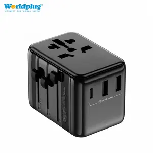 Worldplug Typ C Ladegerät universaler Poweradapter International Welt Reise Steckadapter