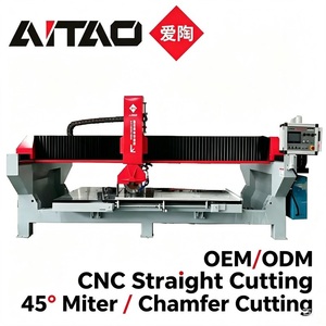เครื่องตัดหินแกรนิต CNC 5 แกน AiTao เครื่องตัดหินอ่อนแบบสะพาน ความยาว 3200 มม. มอเตอร์ 26 กิโลวัตต์ พร้อมเกียร์สำหรับกระเบื้องหินเผา - Product Image 4