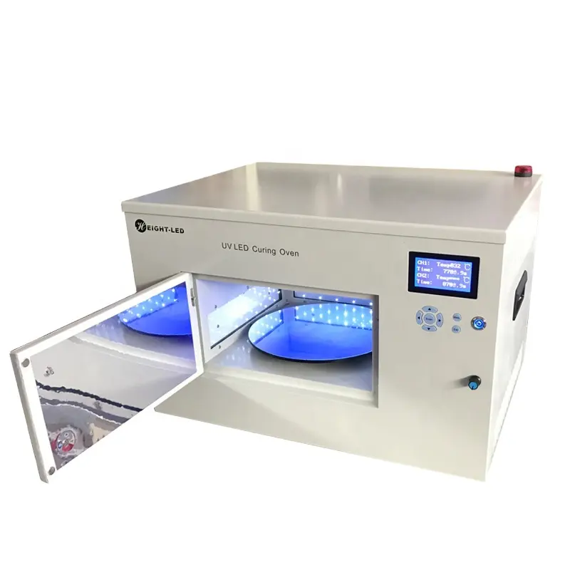 Higher quality Rotatable UV LED Curing Chambers for Balloon Catheder Glue /Resin Curing Epoxy Curing