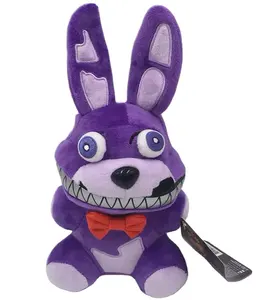 Linda New Purple Rabbit Red Fox Doll Doll Anime Plüsch-Spielzeugpuppe