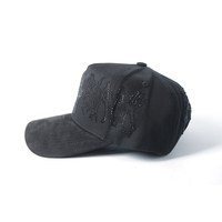 Gorra OEM ODM modelo nueva calidad Original 5 paneles logotipo del cliente gorra de béisbol de gamuza bordada 3D sombreros de barba de ala curva gorras G5