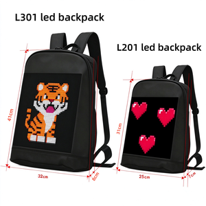 Mochila LED Promocional con Precio de Fábrica Económico, Mochila LED Controlada por Aplicación con Pantalla LED de 64*64 - Product Image 1