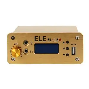 EL-15S 0.1 ~ 15W FM verici zamanlama kablosuz müzik çalar için U Disk MP3