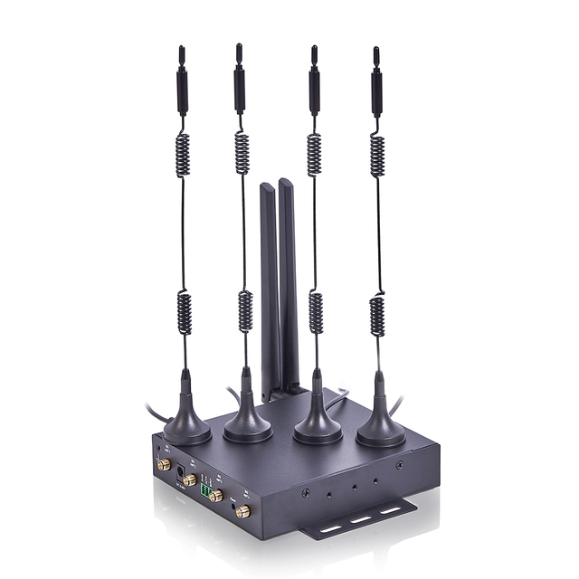 Wide Temperature Wide Voltage Input DC 9 to 60V Rugged Metal Industrial 5G Router for Harsh Outdoor and Vehicle Use