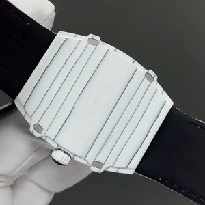 Reloj Mecánico Automático de Lujo, Ultraligero (38g), Ultrafino (9mm), RM27-05, de Fibra de Carbono, con Tourbillon, Diseño Abierto, Deportivo - Product Image 6