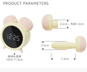 Đồng hồ báo thức rung bán buôn Quà Tặng Ngày Valentine dễ thương ứng dụng thiết kế điều khiển từ xa mút đồ chơi - Product Image 3