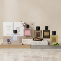 Diffuseur de parfum de luxe 500 ml en verre dégradé avec bouchon électronique à brumisation pour maison et hôtel