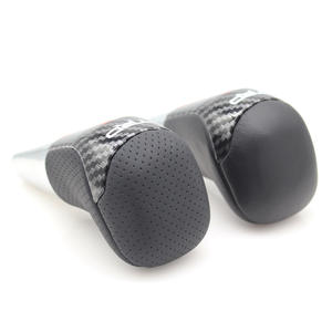 Poignée de levier de vitesse Trd, filetage de 8mm, cuir perforé universel ergonomique pour véhicules Toyota - Product Image 1