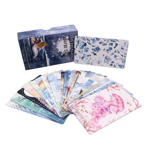 Tarjetas de crédito con impresión personalizada para el embarazo, caja de hierro con estampado de oráculo, bonito Tarot, tarjetas de negocios, 44 piezas - Product Image 6