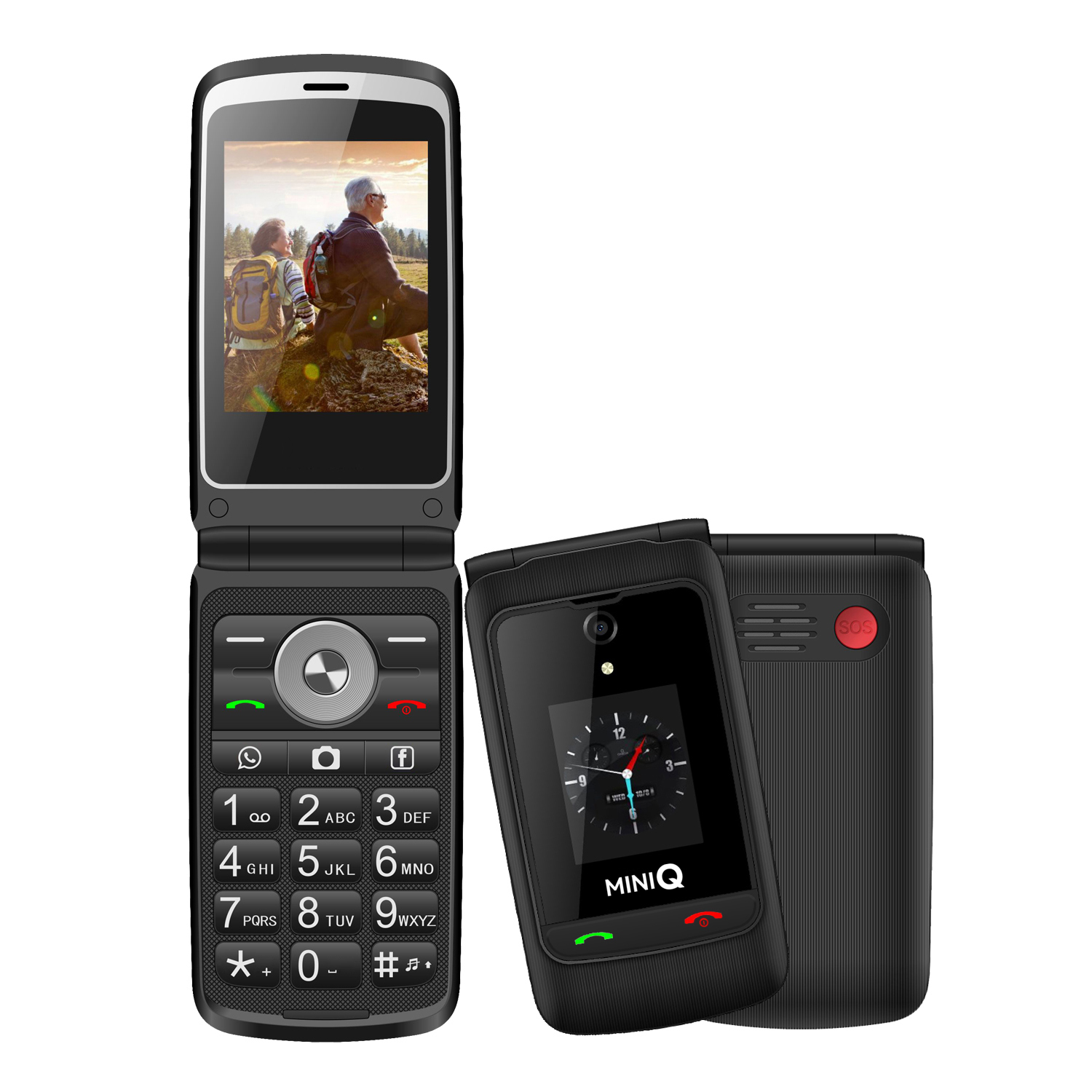 携帯電話本体 mmm TIQ米国地域4GスマートフリップT携帯電話At & t Phone Google