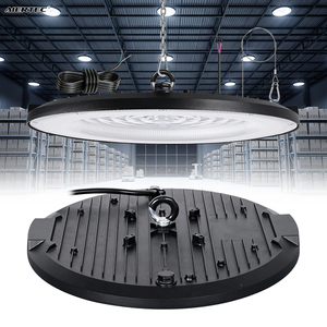 Vente en gros de lampes LED UFO High Bay 150W 200W, éclairage d'entrepôt, lampe industrielle pour usine, atelier, gymnase, LED Highbay - Product Image 1