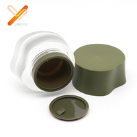 Pot de crème personnalisé de 30g nouveau design bouteilles en plastique d'emballage de soins de la peau en forme de fer à cheval en acrylique