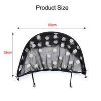 Moustiquaire pour poussette bébé, broderie florale d'été, fabrication sur mesure