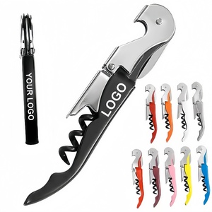 Hxy Mini Thép Không Gỉ Đa Chức Năng Rượu Vang Mở Chai Ngoài Trời Màu Đỏ Corkscrew Và Dao Cho Rượu Vang Đỏ Mở Chai - Product Image 1