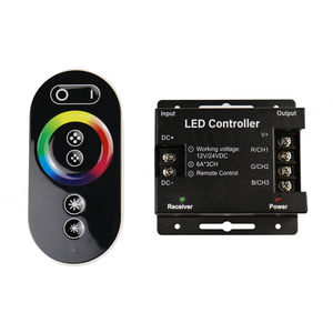 Controlador de Intensidad de Luz LED GL-Rgb3011 DC 12V-24V de 6 Teclas y 433.92Mhz, Control Remoto Táctil RF para Tiras LED Flexibles - Product Image 2