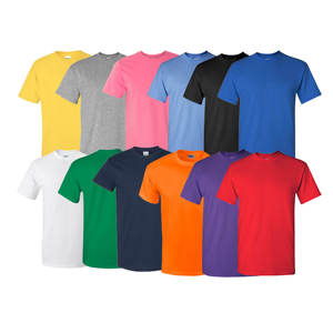 Wholesale Plain 100% Cotton Blank Men's T-<b>Shirts</b> Silk Screen Printed Regular Fit Short Sleeve - Product Image 2