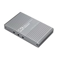 Kartu Pengambilan Video 4K 60Hz Abu-abu, Antarmuka USB3.0 dari Paduan Aluminium, Streaming Langsung, Laptop, Kamera Game, Format MP4