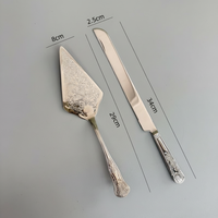 Ensemble de couteau et pelle à gâteau en acier inoxydable 304 de qualité supérieure avec pelle à pizza et à fromage pour la pâtisserie maison et la préparation de desserts de fête