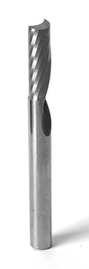 Fraise CNC à tige en carbure monobloc de 1/4 pouces pour la coupe de l'aluminium CD 1/4 \ "<span class=keywords><strong>CL</strong></span> 3/4 \" SD 1/4 \ "OL 2-1/2 \" - Product Image 5