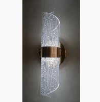 Applique Murale LED Moderne de Luxe pour Intérieur, Haute Performance CRI 90, 8000 Lumens, Durée de Vie 30 000 Heures, Idéale pour Salon, Couloir, Chambre à Coucher, Chevet