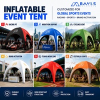 Tente Gonflable Air Marquee Gazebo Publicitaire Extérieure, Tentes Dôme Gonflables Spider