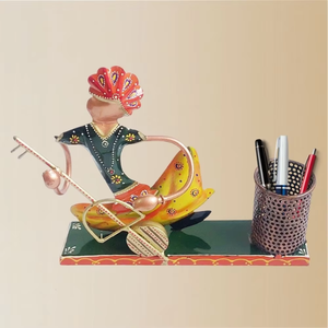 Juego de Músicos Tradicionales de Hierro Multicolor Langa, Decoración Hecha a Mano para Interiores, Hogar, Oficina, Hotel, Pedidos Personalizados al por Mayor, Premium - Product Image 3