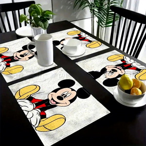 โรงงานผลิตโดยตรง ผ้าเช็ดเท้าลายการ์ตูนมิกกี้เมาส์ ดูดซับน้ำ กันเปื้อน ทำความสะอาดง่าย สำหรับใช้ในบ้าน - Product Image 3