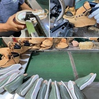 Sepatu Kerja Safety Berkualitas Tinggi untuk Kehutanan, Perminyakan, dan Pekerjaan Lapangan, Model Ankle 5 Inci, Warna Kuning, Bahan Nubuck, Konstruksi Goodyear Welt, Dilengkapi Pelindung Ujung Kaki Baja