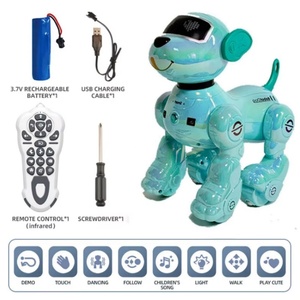 Robot Educativo Interactivo Sanjoyo RC Dog BG1533G con Sensor Táctil Electrónico Inteligente, Música, Baile, Control de 10m, Azul/Rosa, Plástico - Product Image 6