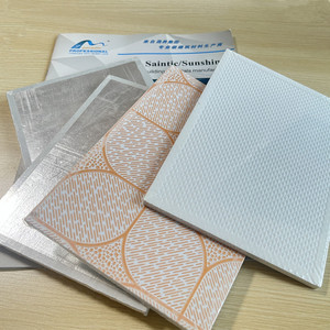 Chống cháy giả PVC thạch cao Trần gạch Hội Đồng Quản trị, trọng lượng nhẹ và Nhiệt Cách Nhiệt PVC nhiều lớp thạch cao Trần gạch - Product Image 1