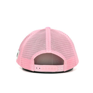 Thiết Kế Đặc Biệt Tạo Của Riêng Bạn Dệt Nhãn Màu Hồng Lưới Trở Lại Cap Thêu Logo Da Lộn Tùy Chỉnh Thêu <span class=keywords><strong>Trucker</strong></span> Mũ - Product Image 4