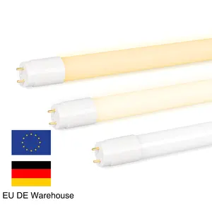 EU DE Warehouse New erp pf 0.9 60cm 90cm 120cm 9w 15w 20w 5000k T8 led tube light for office