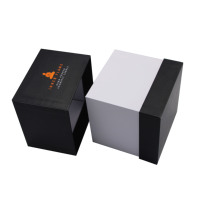 Fournisseur chinois Formoo, boîte cadeau carrée rigide en papier artistique de luxe, faite à la main, pour cosmétiques et bougies, impression quadricolore, dorure à chaud