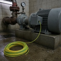 Fil de cuivre flexible H07V-R 450/750V pour le câblage de systèmes de test et de montage de lignes de production en usine de gabarits de précision