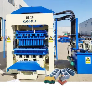 Macchina per fabbricare mattoni di marca Canhua QT6-15 grandi macchine automatiche per mattoni ad incastro