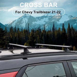 Barres transversales de toit de voiture JOESHIER en alliage d'aluminium 100 kg+ avec rails de porte-bagages, installation facile pour Chevrolet Trailblazer 2021-2022 - Product Image 4