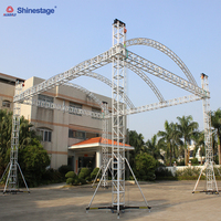 Tente d'événement extérieure en aluminium pour scène de concert Plate-forme élévatrice Design Stand Truss Display Roof Truss