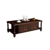 Table basse rectangulaire en bois de sequoia américain, écologique, avec tiroir de rangement, pour salon et hôtel